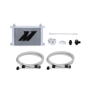 Pontiac GTO Oil Cooler Kit - Mishimoto - LS1/LS2 Front-Sump Race - Silver - 2004