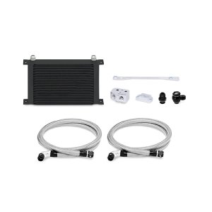 Pontiac GTO Oil Cooler Kit - Mishimoto - Front-Sump, LS1/LS2 - Black - 2004