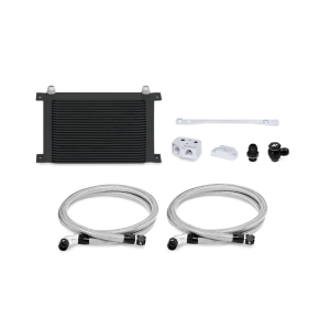 Pontiac GTO Oil Cooler Kit - Mishimoto - Front-Sump, LS1/LS2 - Black - 2004