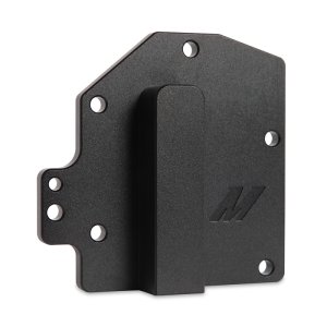 Ford Mustang Oil Cooler Kit - Front - Mishimoto - Thermostatic - Silver - `15-`17