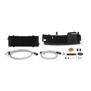 Ford Focus RS Oil Cooler Kit - Front - Mishimoto - Thermostatic - Black - `16-`18