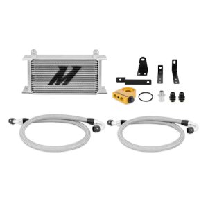 Honda S2000 Oil Cooler Kit - Mishimoto - Thermostatic - Silver - `00-`03