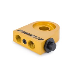 Subaru Impreza Oil Cooler Kit - Front - Mishimoto - Thermostatic - Black - `08-`14