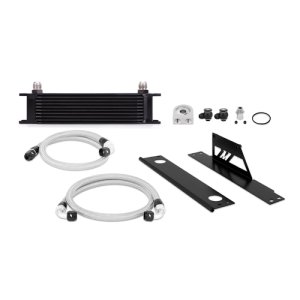 Subaru Impreza Oil Cooler Kit - Front - Mishimoto - MMOC-WRX-01 - Stealth black or silver - `02-`05