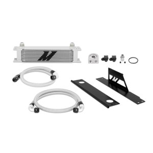 Subaru Impreza Oil Cooler Kit - Front - Mishimoto - MMOC-WRX-01 - Stealth black or silver - `02-`05