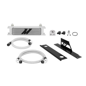 Subaru Impreza Oil Cooler Kit - Front - Mishimoto - MMOC-WRX-01 - Stealth black or silver - `02-`05