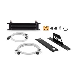 Subaru Impreza Oil Cooler Kit - Mishimoto - Thermostatic - Black - `02-`05