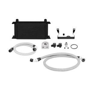 Subaru Impreza Oil Cooler Kit - Mishimoto - Thermostatic - Black - `06-`07