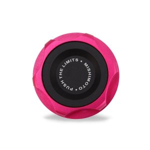 Subaru Baja Oil Filler Cap - Mishimoto - Billet CNC-machined, Limited Edition - Pink - `03-`06