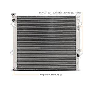 Toyota 4Runner Radiator - Mishimoto - Performance Aluminum with 40mm Core and Transmission Cooler - Aluminum - `03-`09 Toyota 4Runner Radiator - Mishimoto - Performance Aluminum with 40mm Core and Transmission Cooler - Aluminum - `03-`09