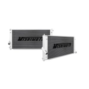 Toyota Celica Performance Aluminum Radiator - Mishimoto - Dual Core, Polished Tank Ends - `00-`05
