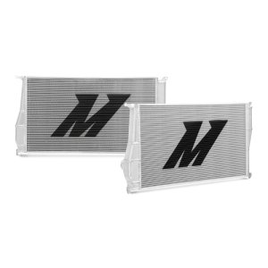 BMW 3 Series Performance Aluminum Radiator - Mishimoto - Brushed - `11-`13