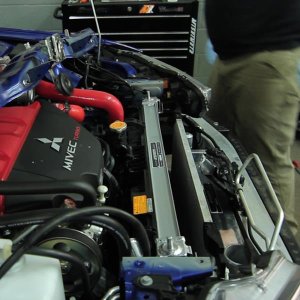 Mitsubishi Lancer Performance Aluminum Radiator - Mishimoto - MM Radiators - Alum - `08-`15