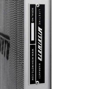 Mitsubishi Evolution Radiator - Mishimoto - Aluminum, Dual Core - Brushed aluminum - `96-`00