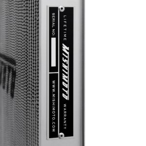 Mitsubishi Evolution Radiator - Mishimoto - Aluminum, Dual Core - Brushed aluminum - `96-`00