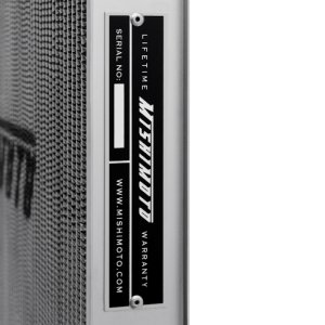 Mitsubishi Evolution Radiator - Mishimoto - Aluminum, Dual Core - Brushed aluminum - `96-`00