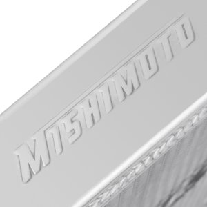 Mitsubishi Evolution Radiator - Mishimoto - Aluminum, Dual Core - Brushed aluminum - `96-`00