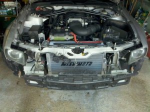 Ford Mustang Radiator - Mishimoto - Performance Aluminum - `11-`14