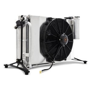 Polaris RZR XP Turbo Radiator Relocation Kit - Rear - Mishimoto - Aluminum, Dual Pass - `16-`27