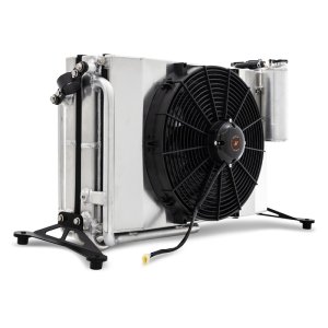 Polaris RZR XP Turbo Radiator Relocation Kit - Rear - Mishimoto - Aluminum, Dual Pass - `16-`27