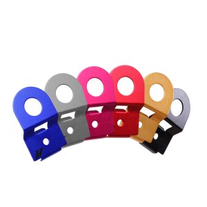 Subaru WRX STI Radiator Stays - Mishimoto - Aluminum, Anodized - Pink - 2010