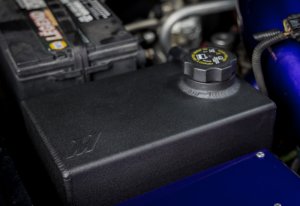 Chevrolet Duramax Coolant Reservoir - Mishimoto - Black - `01-`07