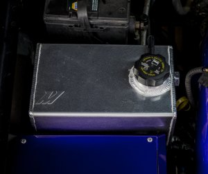 Chevrolet GMC Coolant Reservoir - Mishimoto - Aluminum Degas Tank - Natural - `01-`07