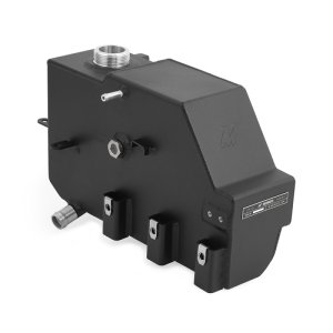 Ford F-250 Engine Coolant Reservoir - Mishimoto - Aluminum Primary Degas Tank - Micro-Wrinkle Black - `11-`19