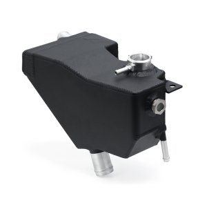 Ford F-350 Engine Coolant Reservoir - Mishimoto - Secondary Expansion Tank, Aluminum Construction - Micro-Wrinkle Black - `11-`27