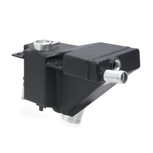 Ford F-350 Engine Coolant Reservoir - Mishimoto - Secondary Expansion Tank, Aluminum Construction - Micro-Wrinkle Black - `11-`27