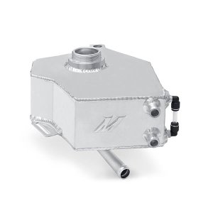 Ford Fiesta ST Coolant Expansion Tank - Mishimoto - TIG-welded Aluminum with Internal Baffles - Polished - `14-`19