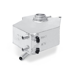 Ford Fiesta ST Coolant Expansion Tank - Mishimoto - TIG-welded Aluminum with Internal Baffles - Polished - `14-`19