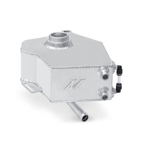 Ford Fiesta ST Coolant Expansion Tank - Mishimoto - TIG-welded Aluminum with Internal Baffles - Polished - `14-`19