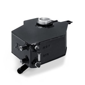 Ford Fiesta ST Coolant Expansion Tank - Mishimoto - Aluminum with Internal Baffles - Black - `14-`19