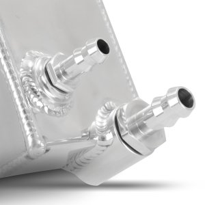 Pontiac G8 Power Steering Reservoir Tank - Mishimoto - Aluminum, -6 ORB, -8 ORB fittings - Polished - `08-`09