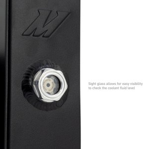 Ram Cummins Coolant Reservoir - Mishimoto - Aluminum Degas Tank - Black - `19-`27