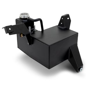 Ram Cummins Coolant Reservoir - Mishimoto - Aluminum Degas Tank - Black - `19-`27