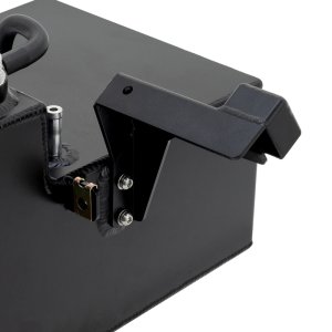 Ram Cummins Coolant Reservoir - Mishimoto - Aluminum Degas Tank - Black - `19-`27