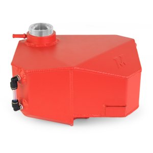 Ford Focus Coolant Reservoir - Mishimoto - Aluminum Expansion Tank - Wrinkle Red - `13-`18