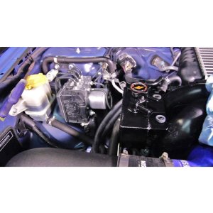 Subaru Impreza Coolant Expansion Tank - Mishimoto - Aluminum, Polished or Anodized Black Finish, 22% Increased Capacity - `08-`14 Subaru Impreza Coolant Expansion Tank - Mishimoto - Aluminum, Polished or Anodized Black Finish, 22% Increased Capacity - `08-`14
