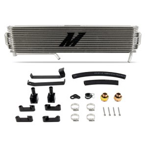 Chevrolet Silverado Transmission Cooler - Mishimoto - Stacked-Plate Design, Larger Core - Silver - `15-`16