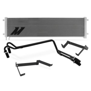 Ford Powerstroke Transmission Cooler Kit - Mishimoto - Silver - `11-`16