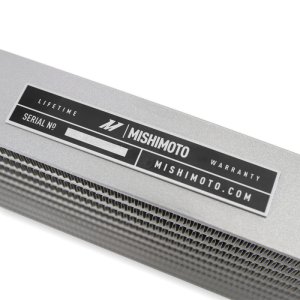 BMW M3 Transmission Cooler - Mishimoto - DCT Dual-Pass Design - Silver Powder Coat - `15-`20