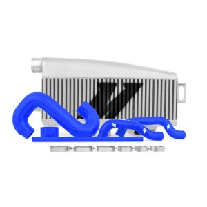 Subaru Impreza Intercooler Kit - Mishimoto - Top-Mount - Powder Coated Silver & Blue - `02-`05