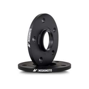 Honda Civic Type R Wheel Spacers - Mishimoto - 5x120 - 64.1 CB - M14 x1.5 - 15mm - Black - `17-`21