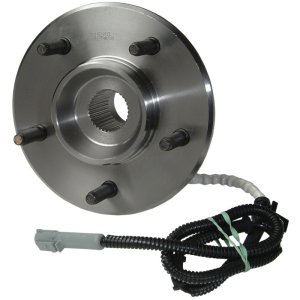 Ford F-150 Front Hub Assembly - Moog - Abrasion-Resistant ABS Cord - `97-`00