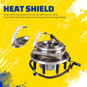 Ford F-250 Super Duty Wheel Bearing and Hub Assembly - Front - Moog - `17-`22