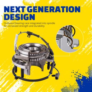 Ford F-550 Super Duty Wheel Hub & Bearing Assembly - Front - Moog - `17-`19