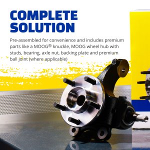 Toyota Camry Knuckle Assembly - Front Left - Moog - Complete - `92-`01
