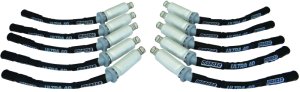 Dodge Viper Ignition Wire Set - Moroso - Ultra 40 - Sleeved - Black - `08-`17